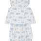 Heavenly Hydrangeas Blue Print Woven Sunsuit Set