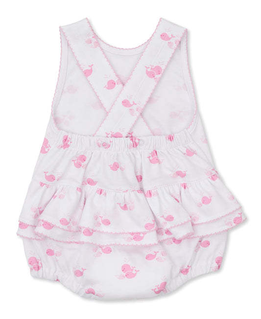 Whale Wonder Pink Print Strappy Bubble