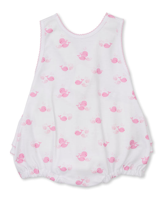 Whale Wonder Pink Print Strappy Bubble