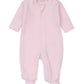 Classic Jacquards Zip Footie, Pink