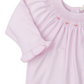 Smocked Pink Bishop Footie CLB Summer Bishop 24