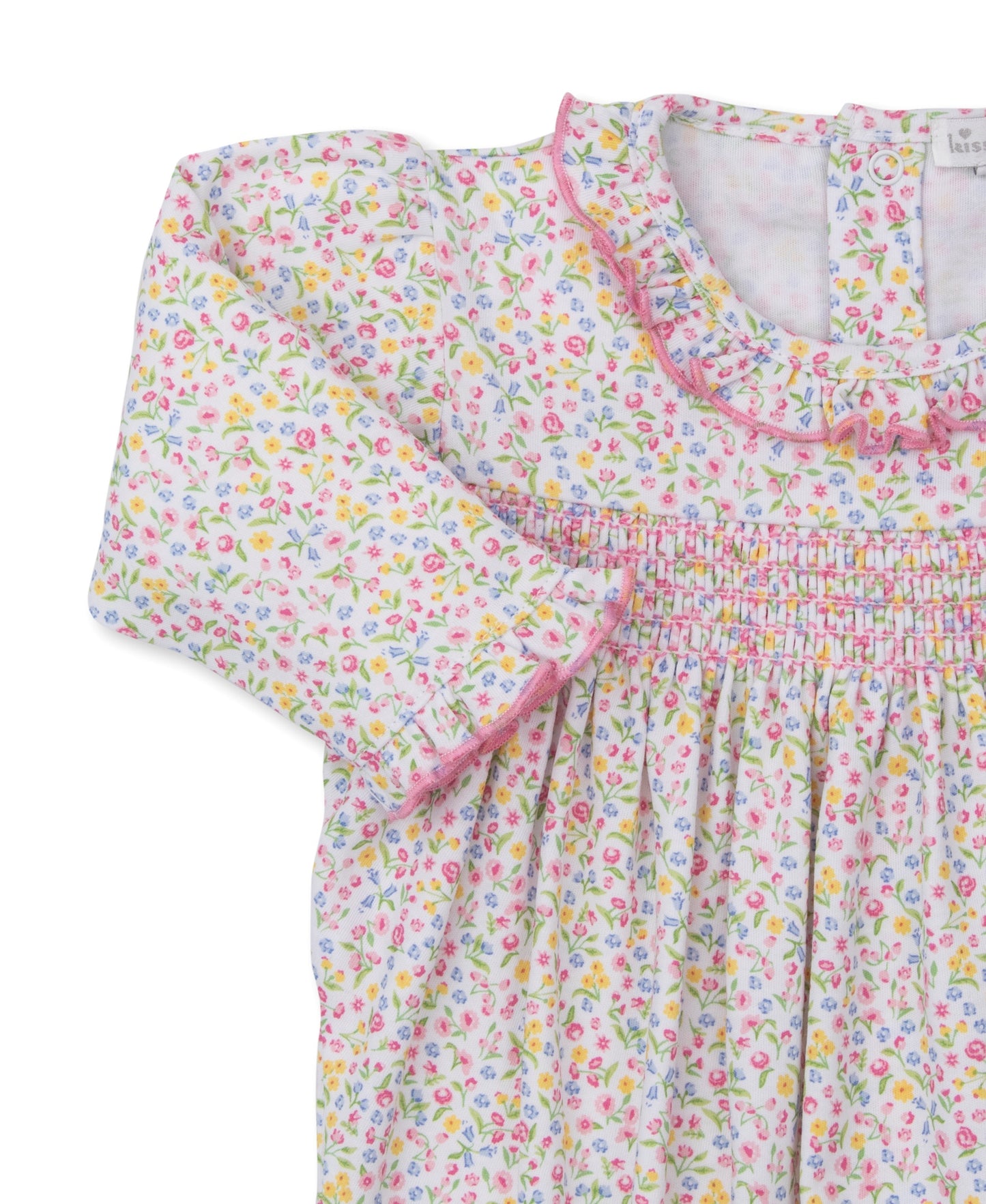 Garden Trellis Smocked Footie