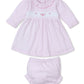 CLB Fall Medley 24 Pink Smocked Dress Set