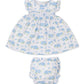 Heavenly Hydrangeas Blue Print Dress