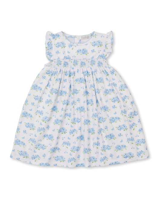 Heavenly Hydrangeas Blue Print Dress