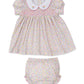 Garden Trellis Collared Smocked Dress