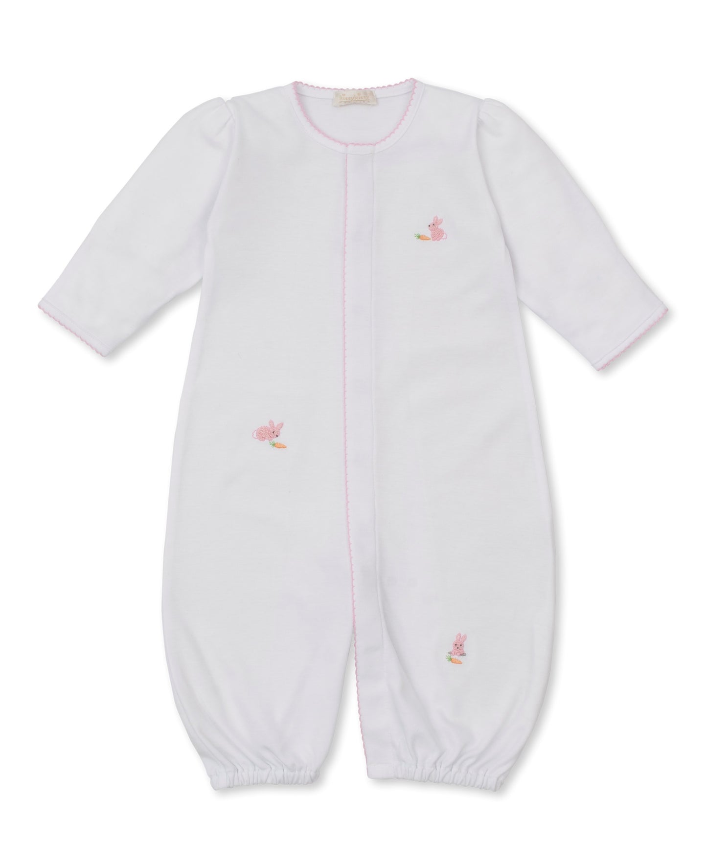 Premier Pink Baby Bunny Patch Embroidered Converter Gown