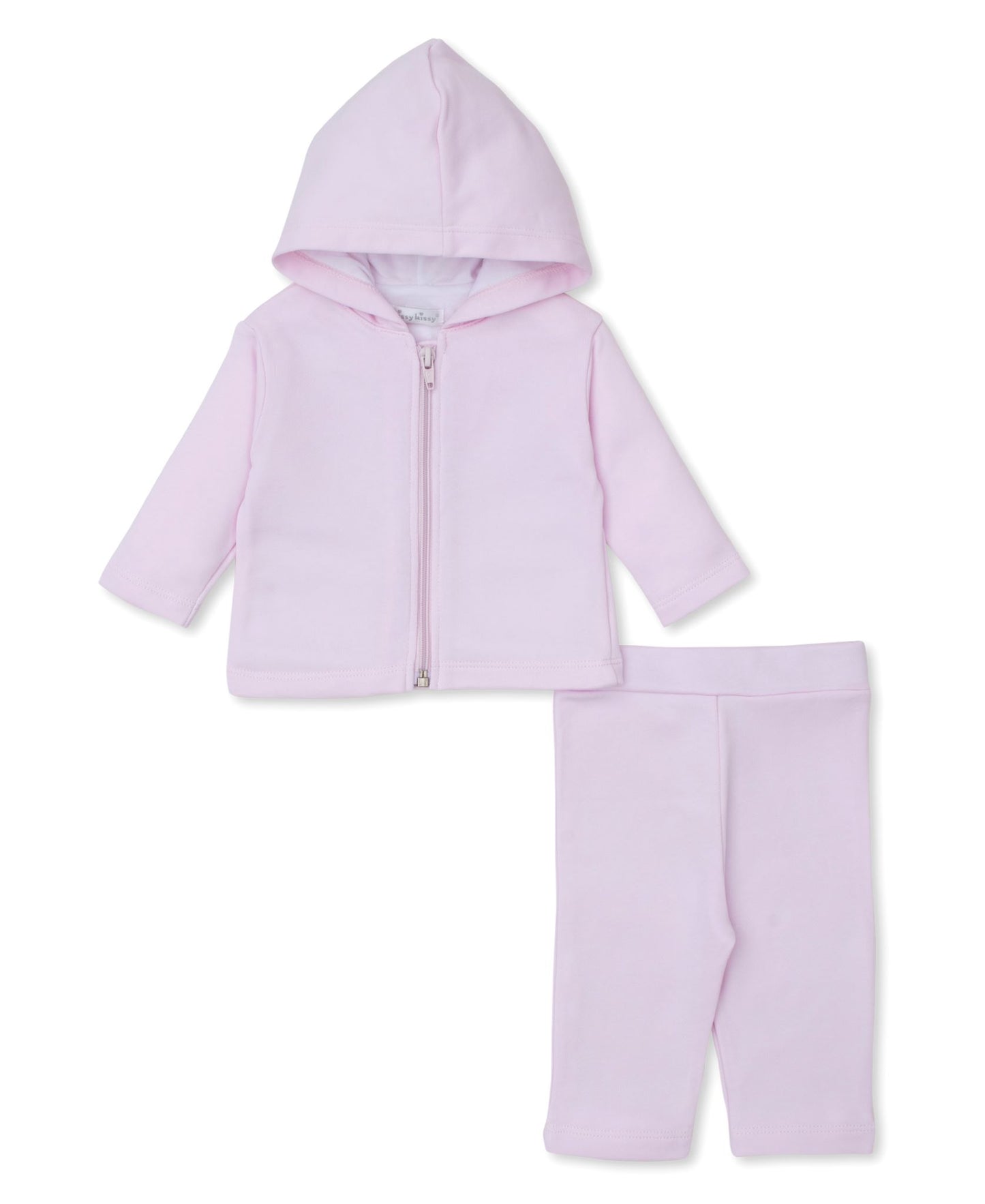 Pink Zip Jacket & Pant Set