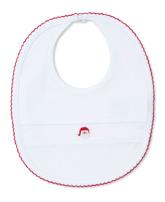 CLB Holiday Medley 24 Embroidered Santa Bib