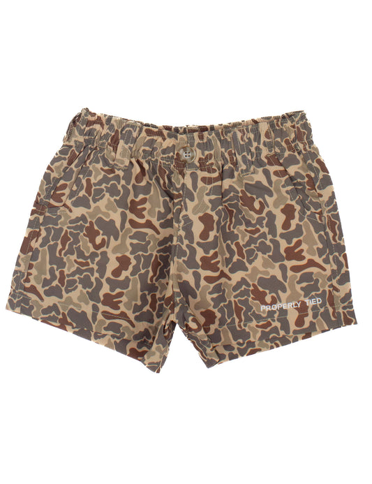 Boy's Mallard Shorts Vintage Camo