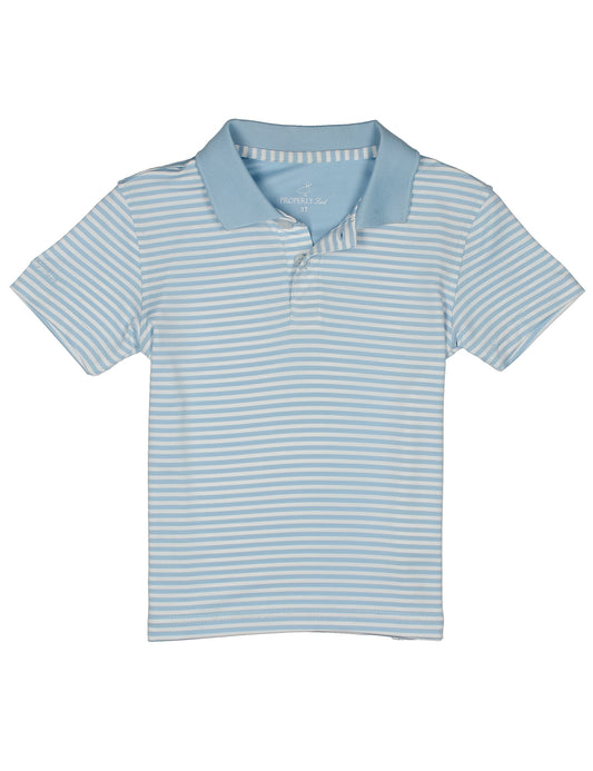 Boy's Dallas Polo Short Sleeve Powder Blue