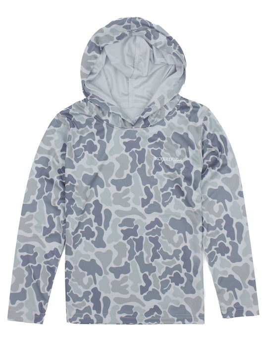 Boy's Sportsman Performance Hoodie Polar Camo