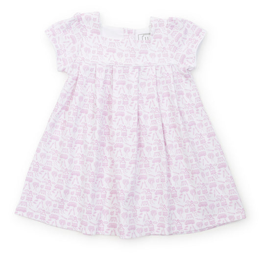 Lizzy Dress, School Days Pink