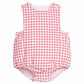 Louis Sunsuit - Red Windowpane