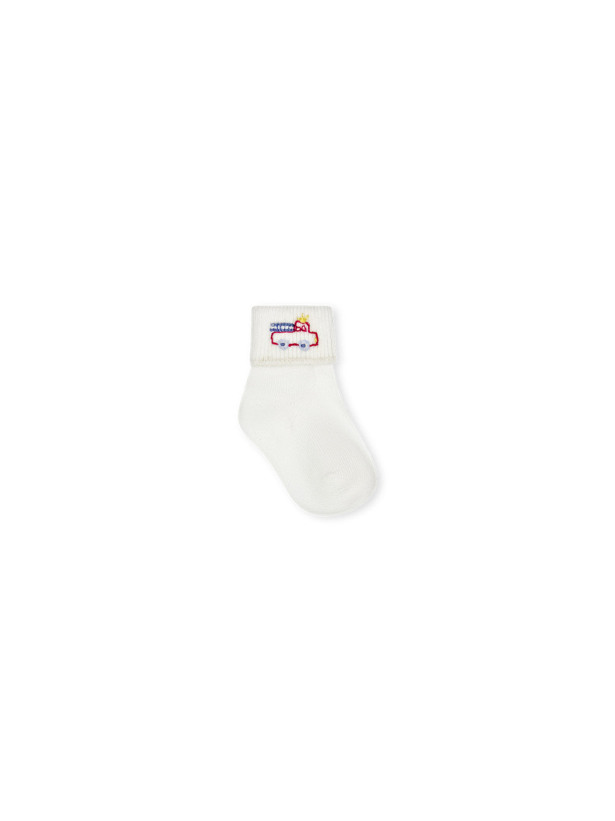 Fallon Fold Over Socks, Fire Truck