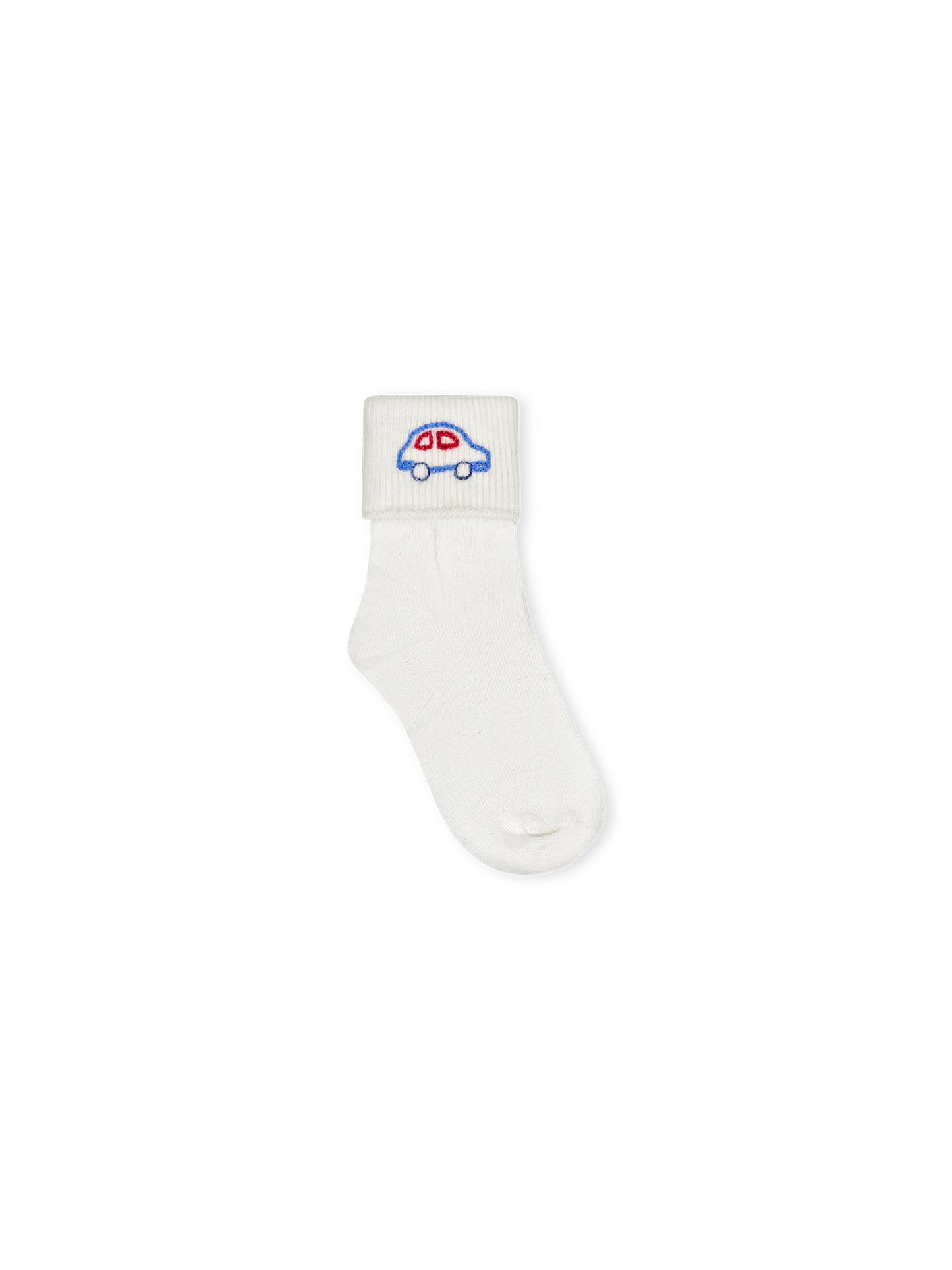 Fallon Fold Over Socks, Royal Car