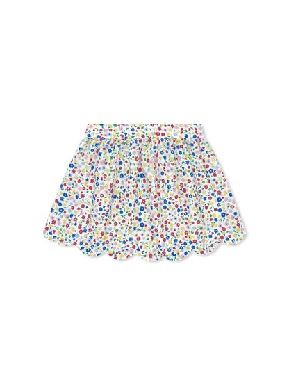 Susie Scallop Skirt, Heirloom Blooms