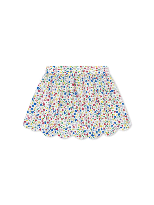 Susie Scallop Skirt, Heirloom Blooms