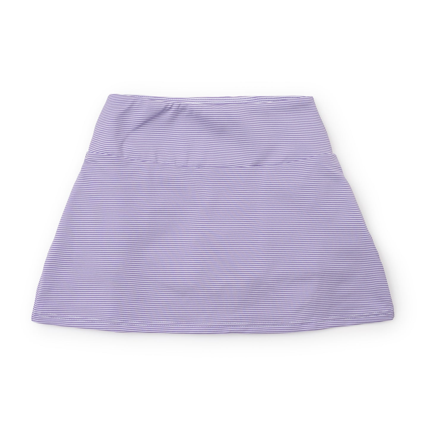 Margot Tiered Performance Skirt, Purple Stripes