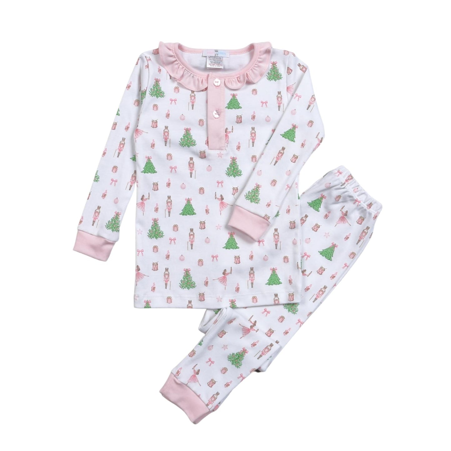 Girl's The Magic Night Nutcracker Pima Loungewear Pajama Set