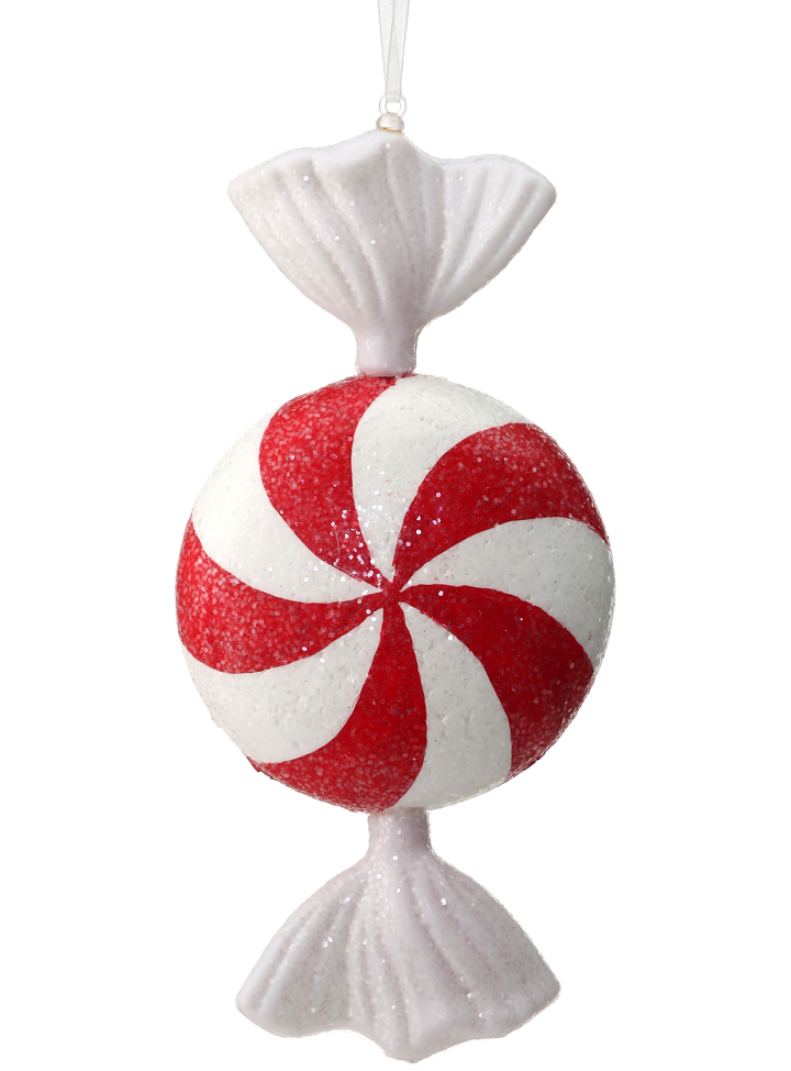 Ornament, Wrapped Peppermint Candy