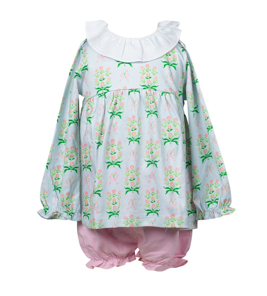 Margot Long Sleeve Bloomer Set
