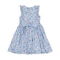 Marguerite Blue Floral Sleeveless Dress