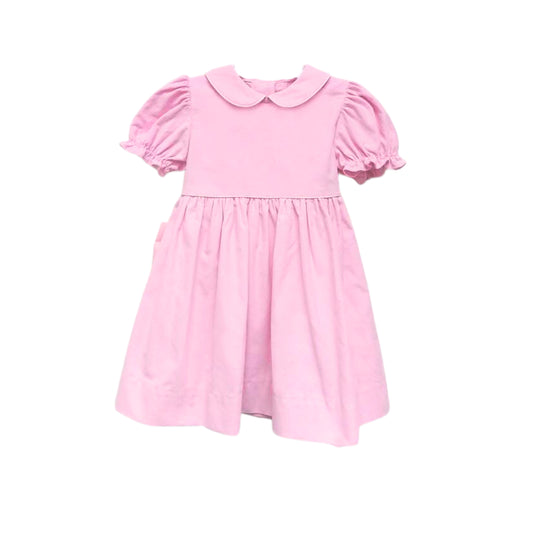 Mia Dress, Pink Corduroy