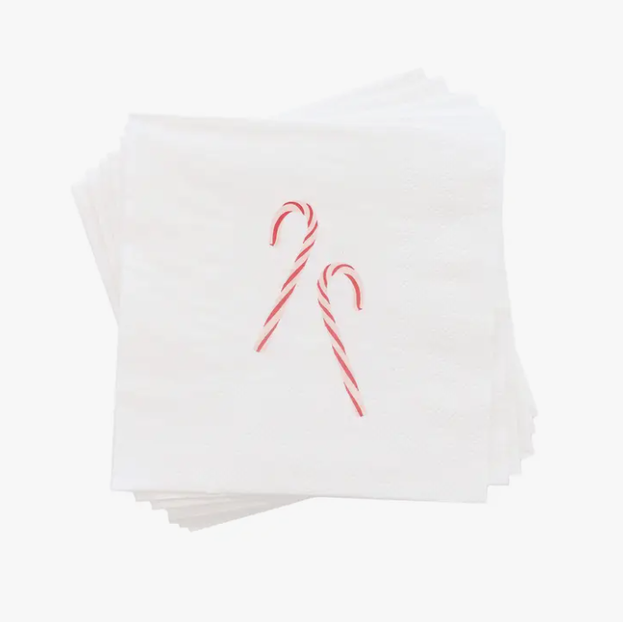 Candy Cane Cocktail Napkins
