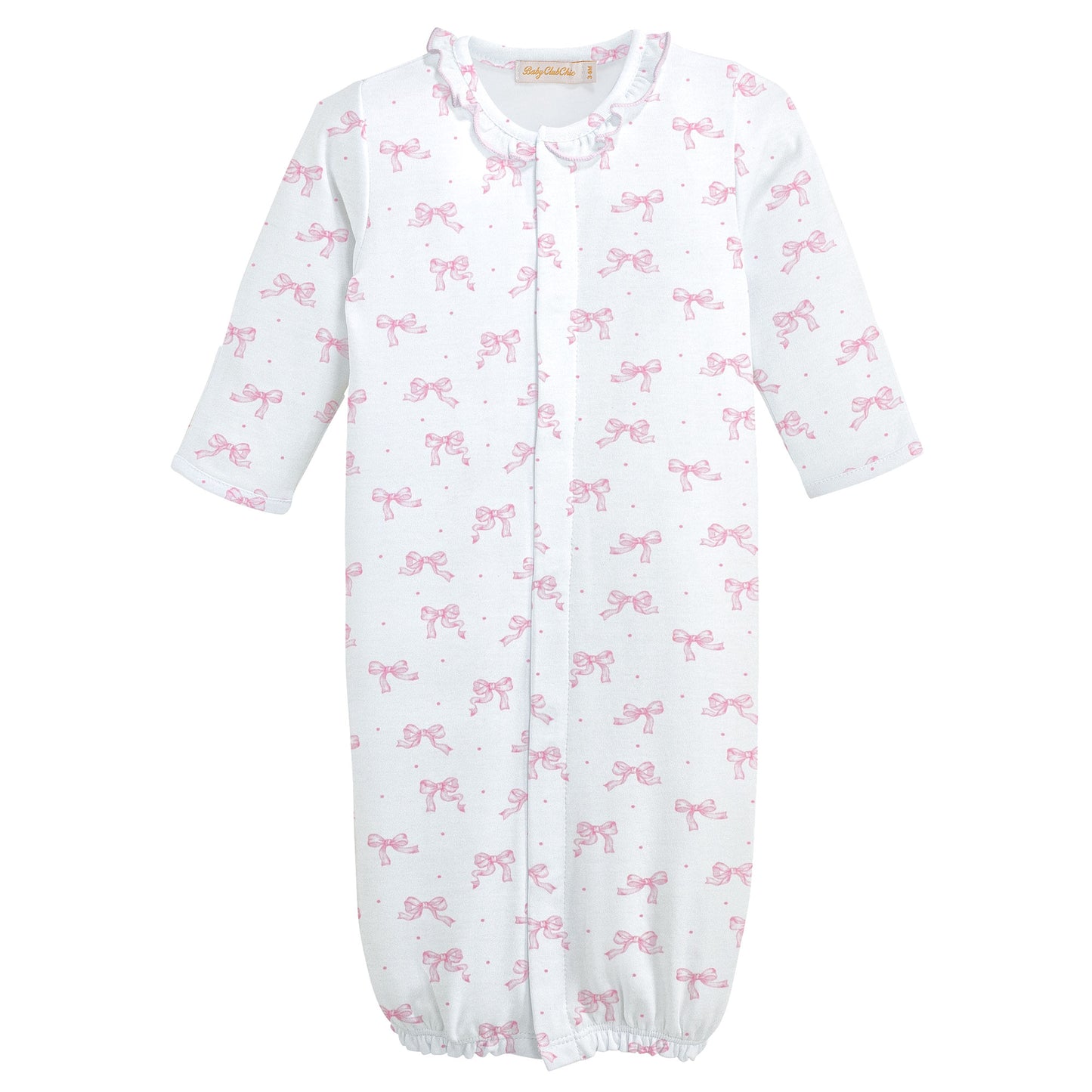 Printed Converter Gown, Tiny Pretty Bows