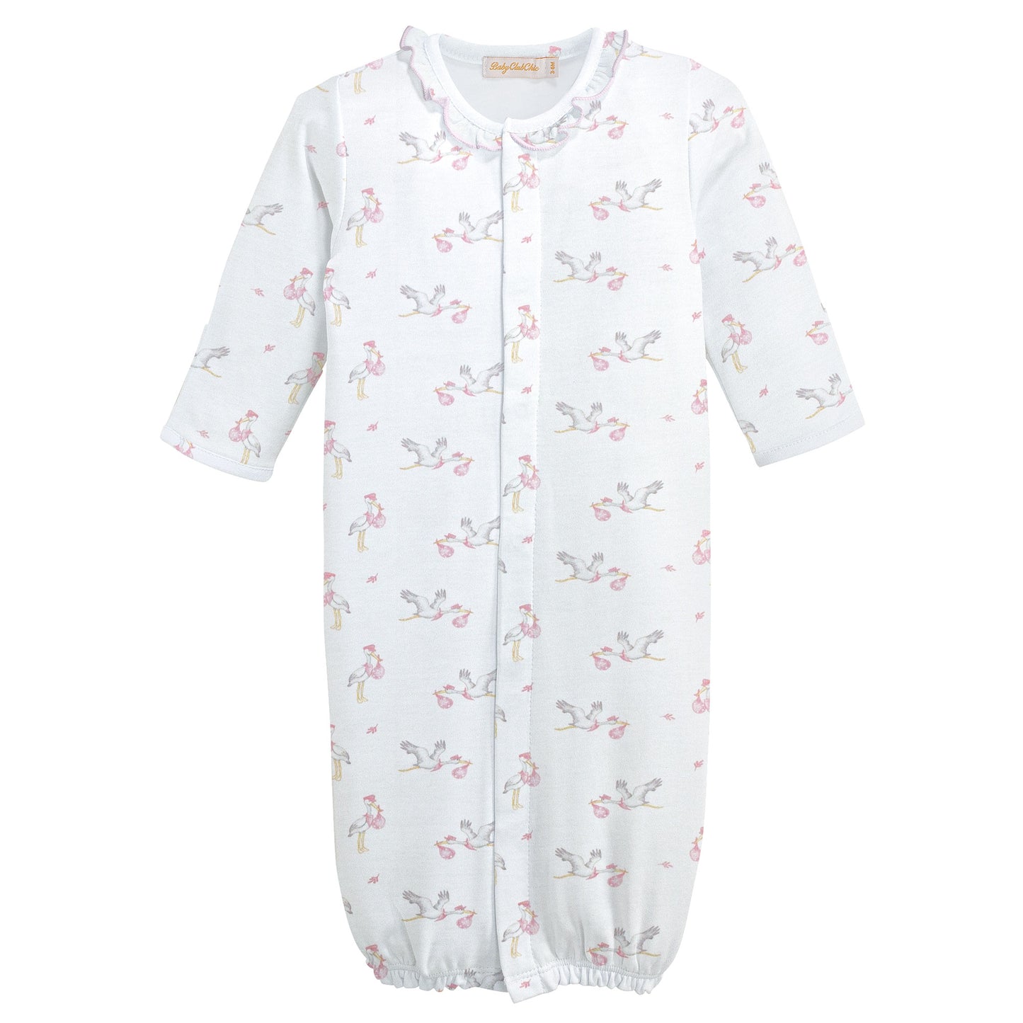 Printed Converter Gown, Tiny Storks