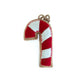 Ornament, Candy Cane Embroidered Felt Wool