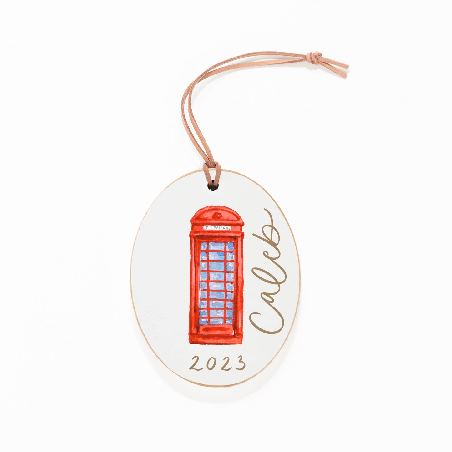 Ornament, Red Phone Booth