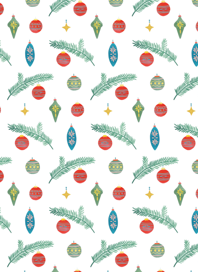 Boy's Ornaments Printed Jammies