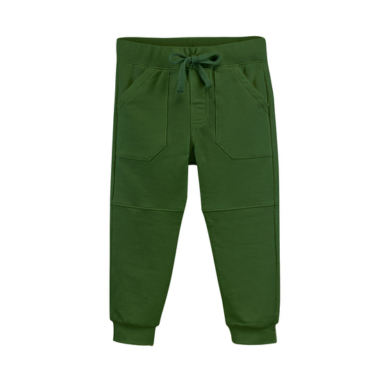 Green French Terry Jogger Pants