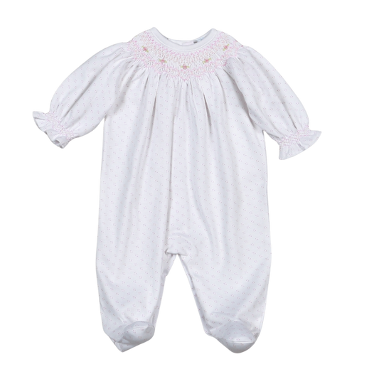Sally Pink Bishop Pima Footie