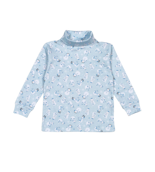 Snowman Pima Turtleneck