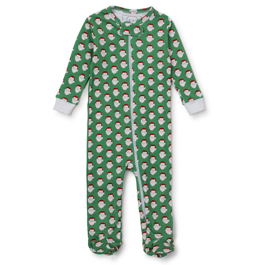 Hey Santa Parker Zippered Footie