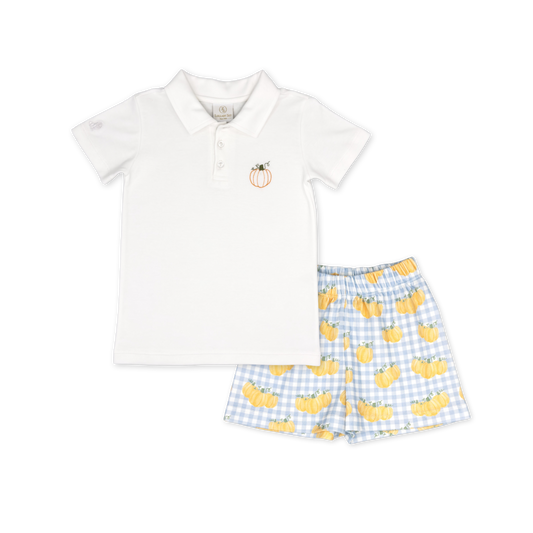 Parker Short Set, Little Pumpkin