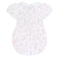 Pink Bunny Toile Smocked Bubble