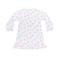 Pink Heart Print Long Sleeve Playtime Dress