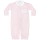 Pink Herringbone Embroidered Converter Gown