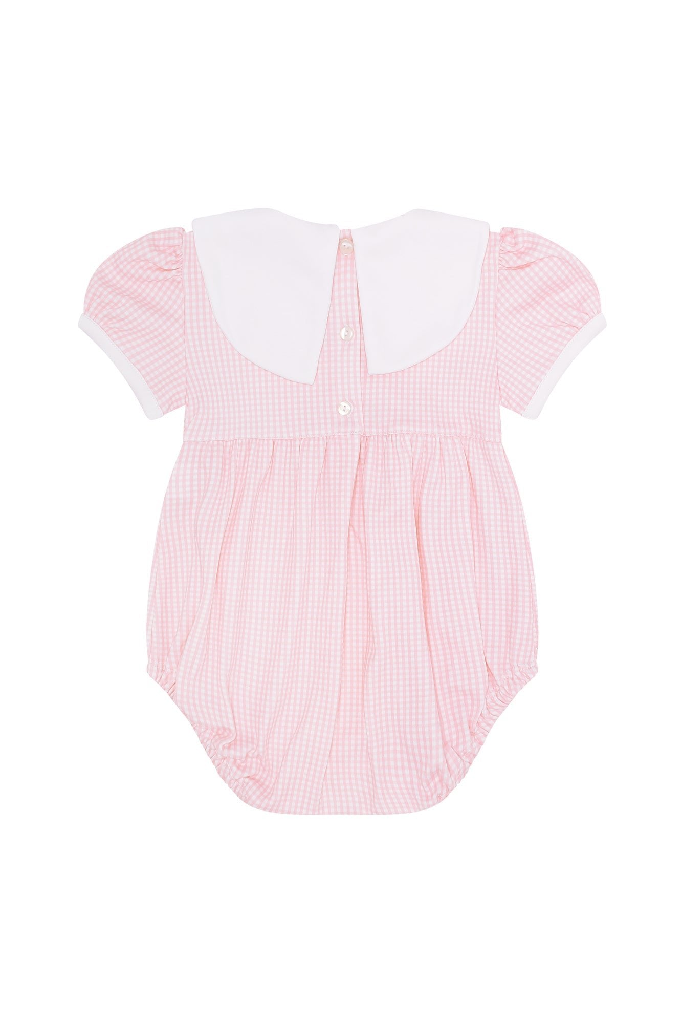 Pink Gingham Baby Bubble