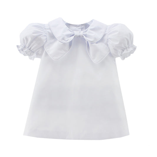 Pomeline Blouse, White Broadcloth