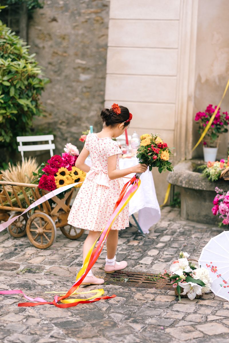 Poppy Pink Floral Short Sleeve Smocked Dress