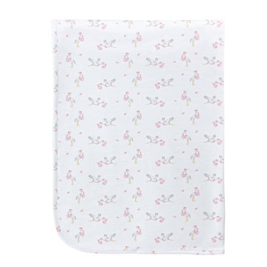 Tiny Storks Receiving Blanket