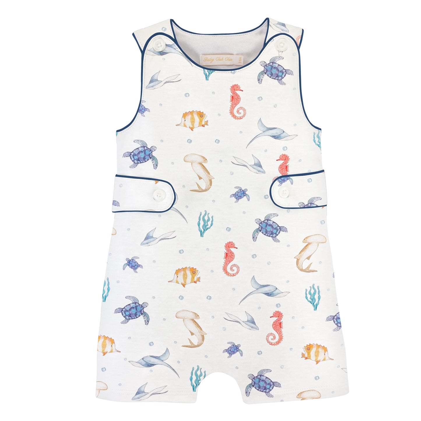 Sea Friends Sleeveless Short Romper