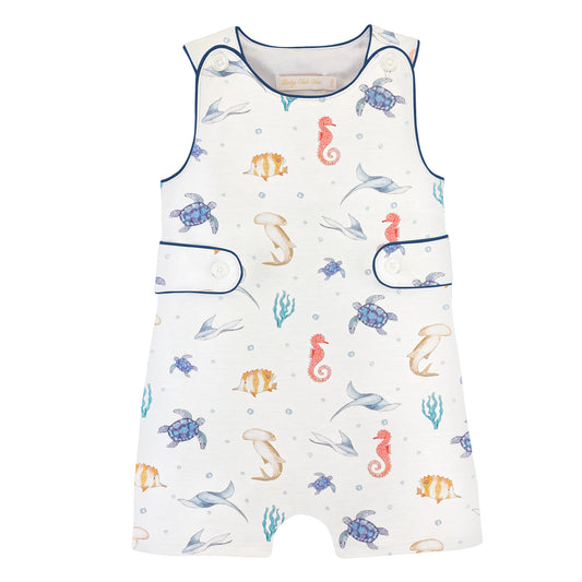Sea Friends Sleeveless Short Romper