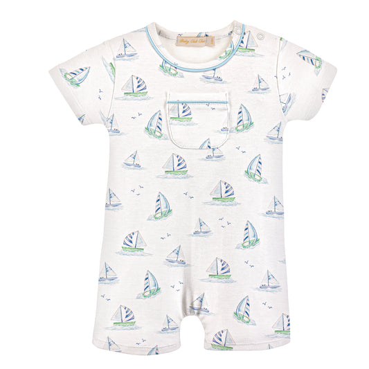 Blue Sails Romper