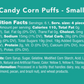 Candy Corn Puffs Gummy Marshmallow Candy